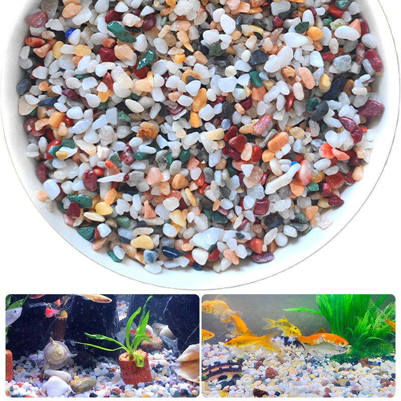 Aquarium Plant Gravel - Pedra de cascalho natural 200 ~