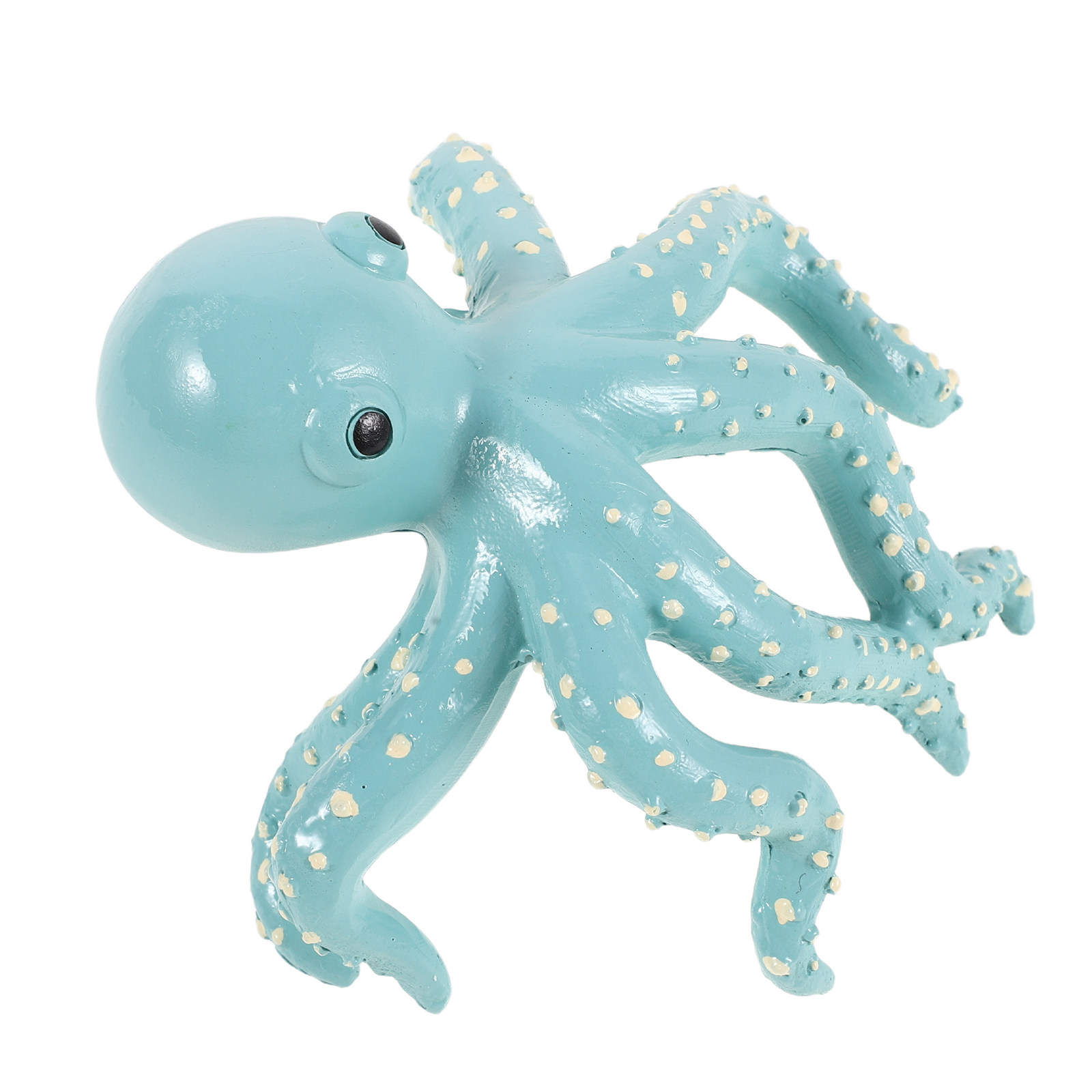 Aquarium Plant Octopus - Escultura de Polvo Escalador em Resina,