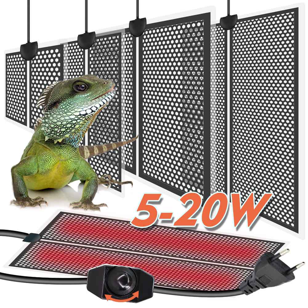 Planted Aquarium Heater - Tapete de calor para répteis, 5/7/14/20w,