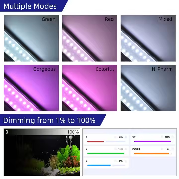 Luzes de Aquário WEEK AQUA S S - Aquarium Planted Tank Light avaliação e preço