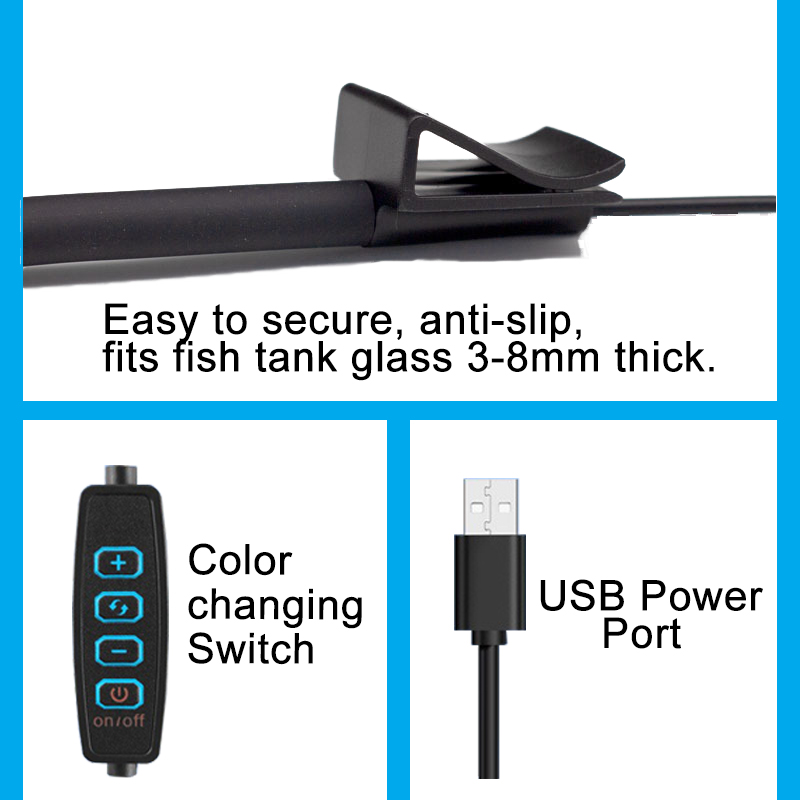 Usb aquário lâmpada led luz do - Aquarium Planted Tank Light avaliação e preço