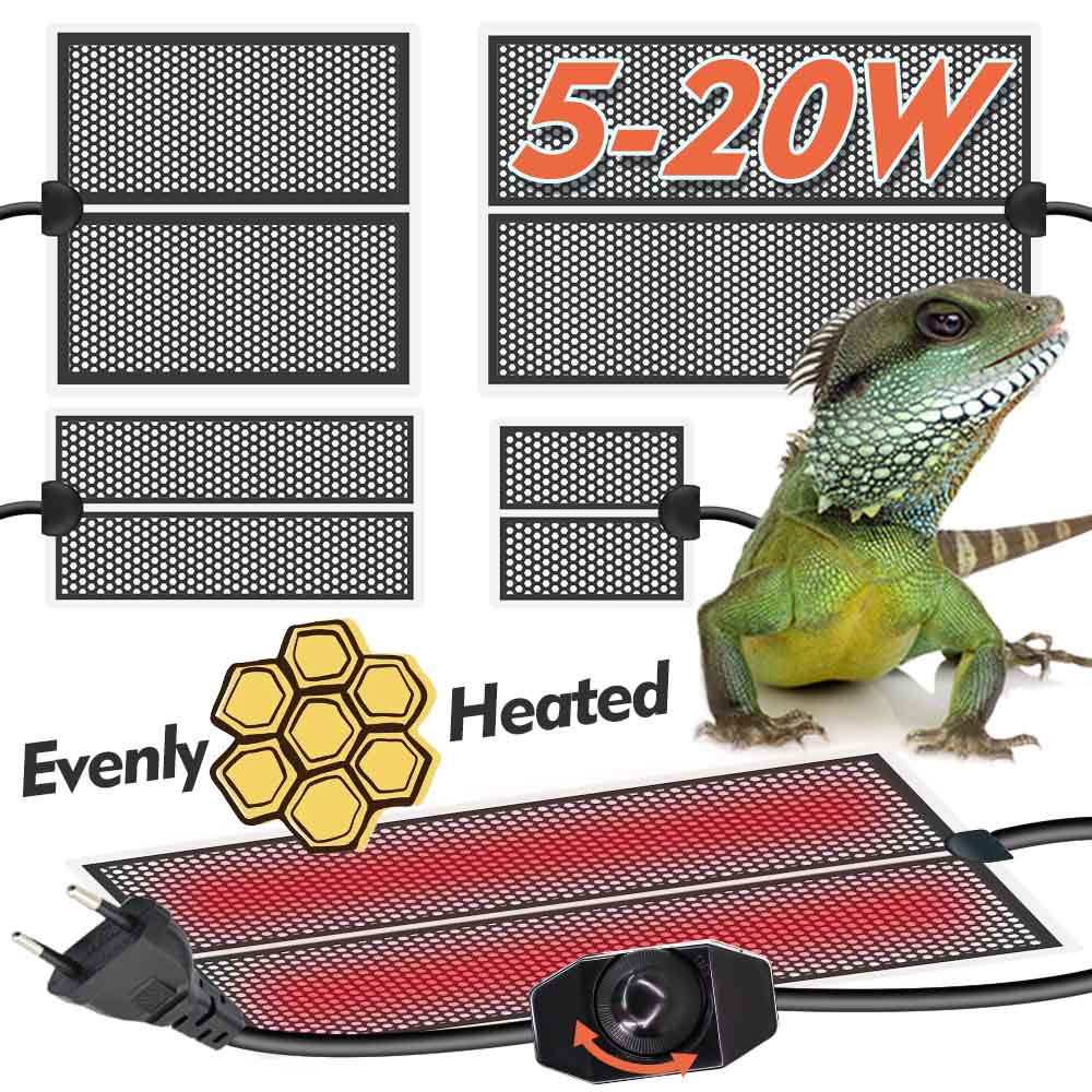 5-20w réptil esteira de calor  - Planted Aquarium Heater avaliação e preço