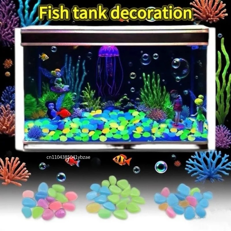 100-800 peças seixos que brilh - Aquarium Plant avaliação e preço