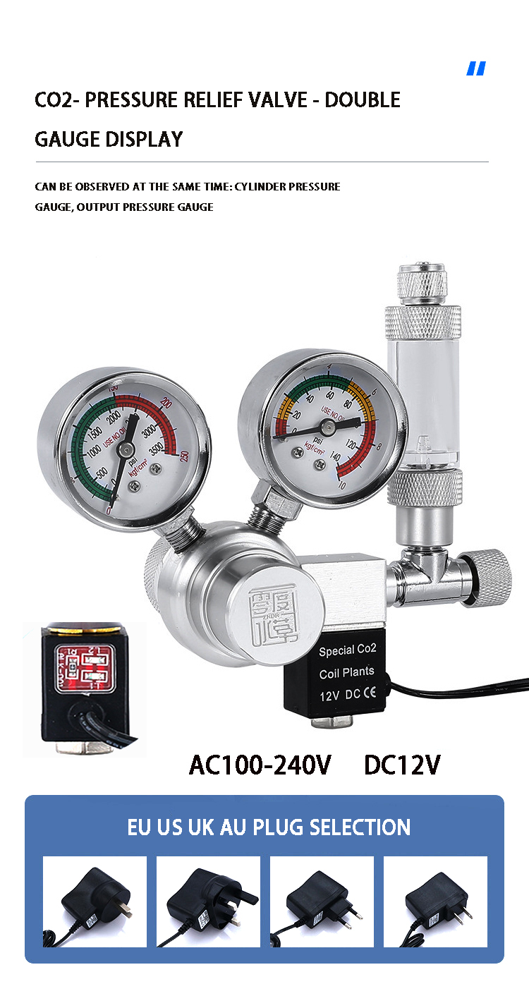 Regulador de CO2 para Aquário, - Planted Aquarium Equipment avaliação e preço