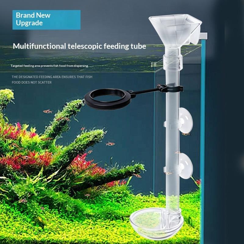 Tubo de alimentação telescópic - Planted Aquarium Youtube avaliação e preço