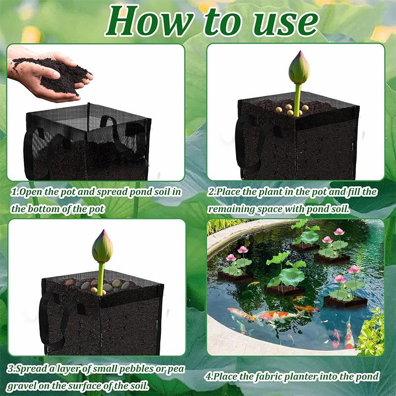 4 Cestos de Malha Pretos para  - Aquarium Plant avaliação e preço