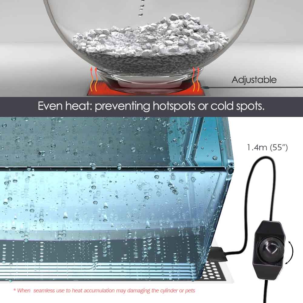 Tapete térmico de réptil com c - Planted Aquarium Heater avaliação e preço