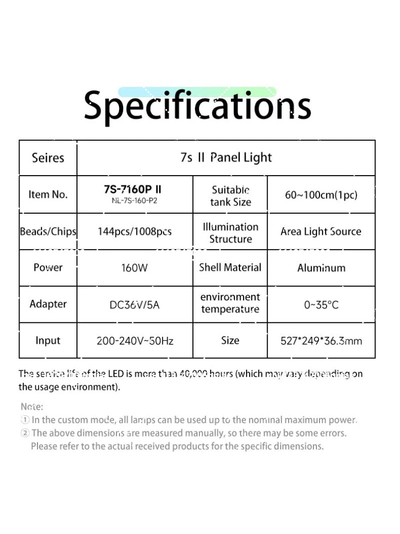 Luz LED para Aquário 160W RGB  - Aquarium Plant avaliação e preço