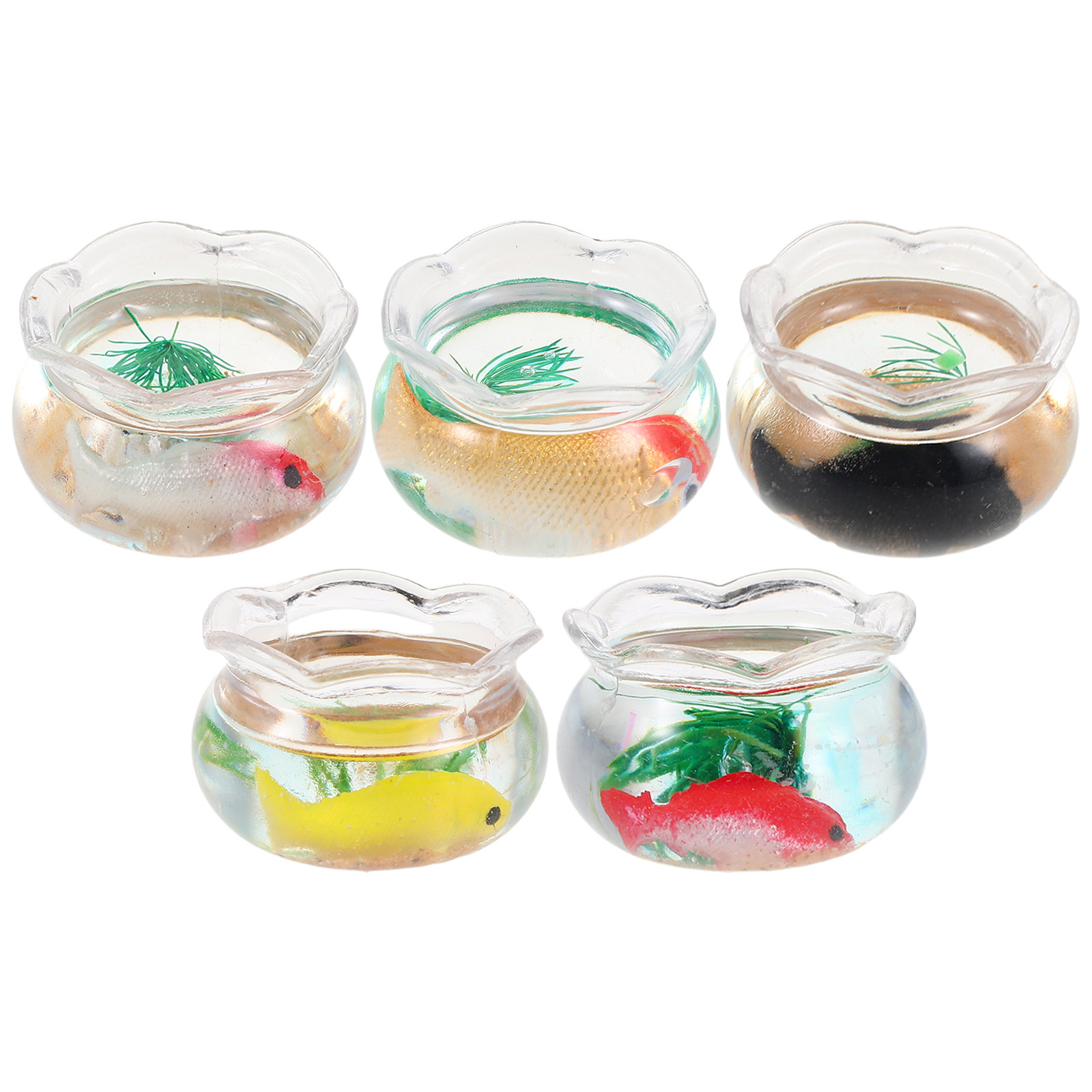 5 Peças de Mini Aquários Redon - Aquarium Plant avaliação e preço